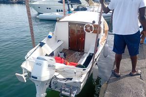pilotina 5 mt - motore 40 cv nuovo  - posto barca