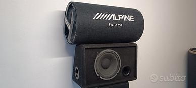 2 subwoofer+ amplificatore 