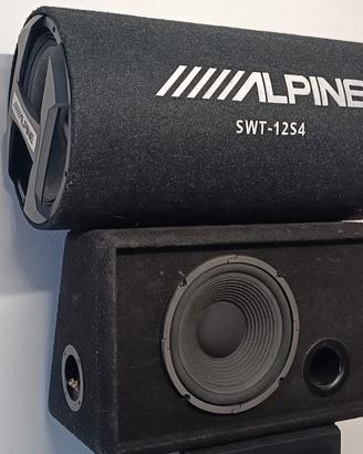 2 subwoofer+ amplificatore 