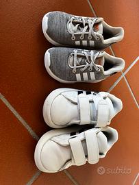 2 paia scarpe Adidas bambino n. 25