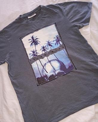 T-shirt taglia M grigio avio