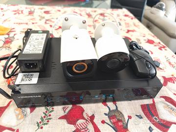 Kit VDS IP POE 4 Canali 2 Telecamere