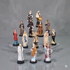 Santi e Beati Lotto 14 Figure Statuette
