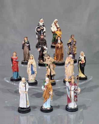 Santi e Beati Lotto 14 Figure Statuette