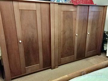 Camera da letto moderna in legno massello