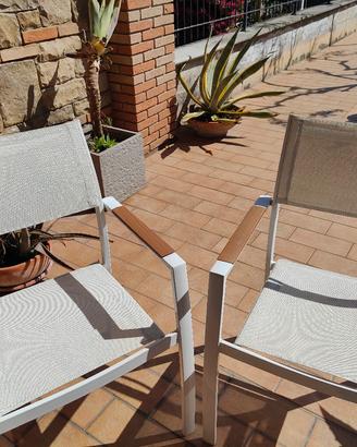 coppia sedie giardino 