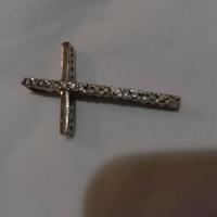 Croce in argento per collane