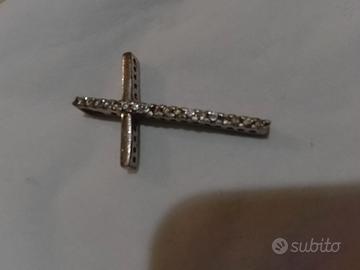 Croce in argento per collane