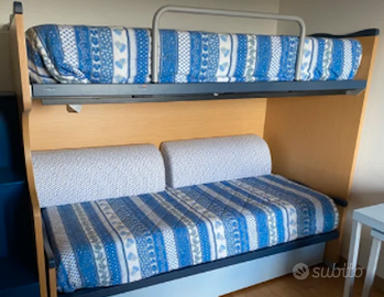 letto a castello ponte della CIA INTERNATIONAL