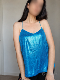 Top Twinset NUOVO S paillettes SCONTO