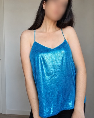 Top Twinset NUOVO S paillettes SCONTO