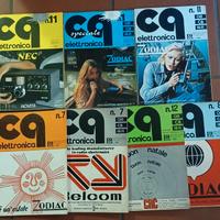 Stock 7 vecchie riviste di CQ elettronica transist