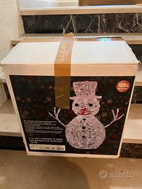 Pupazzo di neve a led