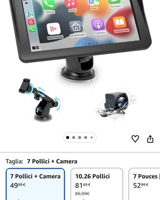 CDEFG Copatibile con VW Polo AW Taigo 2018-2022 2023 10,25 pollici Pellicola Protettiva