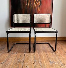 SET di 2 CESCA B32 NUOVE Nere by ALIVAR