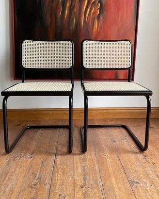 SET di 2 CESCA B32 NUOVE Nere by ALIVAR