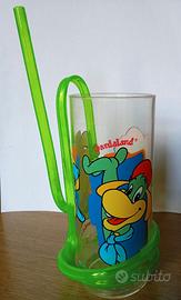 BICCHIERE CON CANNUCCIA  GADGET GARDALAND