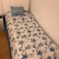 Letto contenutore 190x80 con materasso memory foam