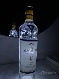 Lampada artigianale da bottiglia Macallan 12