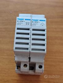 Coppia suoneria e ronzatore Hager modulare 12 v.