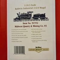 Bachmann 91552 Midwest Quarry & Mining Co. Scala G