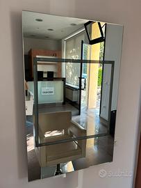 2 specchi da parete con luce