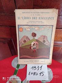 LIBRO  VINTAGE IL  LIBRO DEI RACCONTI Anno 1931