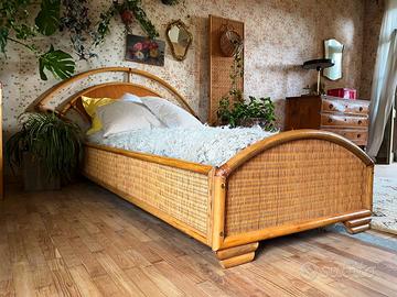 LETTO BAMBU' SINGOLO VINTAGE