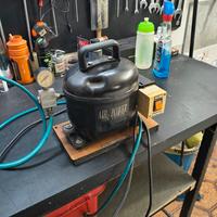 compressore per auto e bici da corsa