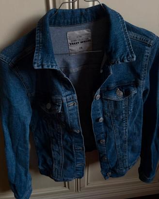 Giubbotto jeans Tally Weijl denim aderente S