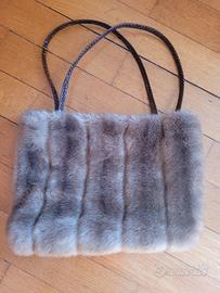 borsa donna peluche