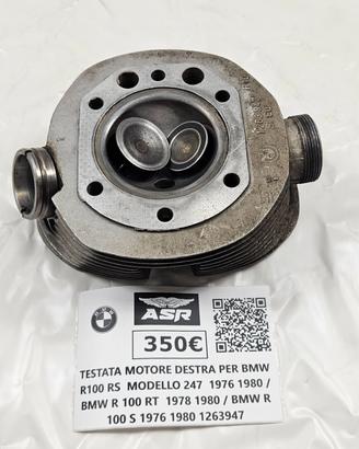TESTATA MOTORE DESTRA PER BMW R100 RS R100 RT R100