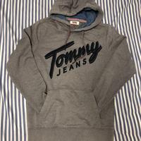 Felpa con cappuccio Tommy Jeans Grigia Taglia S