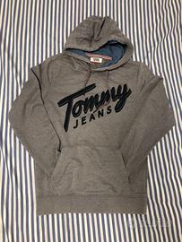 Felpa con cappuccio Tommy Jeans Grigia Taglia S