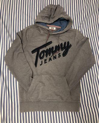 Felpa con cappuccio Tommy Jeans Grigia Taglia S