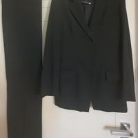 Tailleur nero donna giacca e pantalone