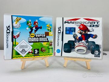 new super mario bros e mario kart per Nintendo  DS