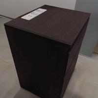 2 x Comodini Stazione di Ricarica USB e 3 cassetti