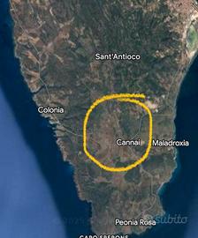 Sant'antioco , ampio terreno con rudere