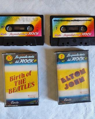 2 Musicassette Vintage - La Grande Storia del Rock