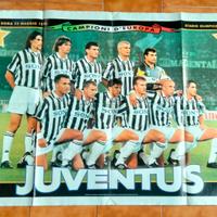 Poster Juventus '96 vintage Del Piero Vialli Lippi