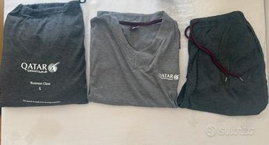Pigiama Qatar Airways Business Class L NUOVO