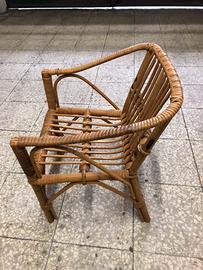 Poltroncina in bamboo