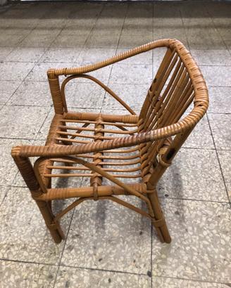 Poltroncina in bamboo