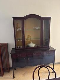 Sala Pranzo Completa: Tavolo, Sedie, credenza 