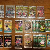 Lotto buste e box VUOTI Vintage - Carte Pokemon