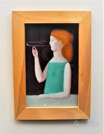 Quadro Le fumatrici di A. Bueno