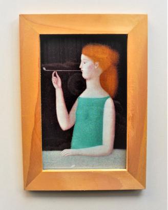 Quadro Le fumatrici di A. Bueno