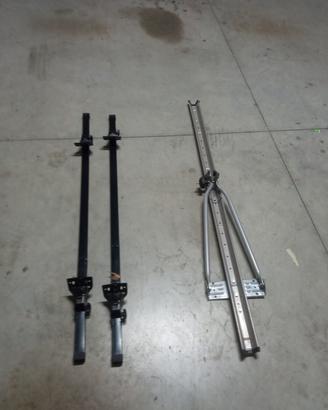 barre portapacchi lancia Musa e porta bici 