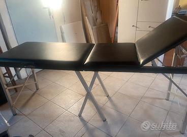 Lettino per massaggi in pelle